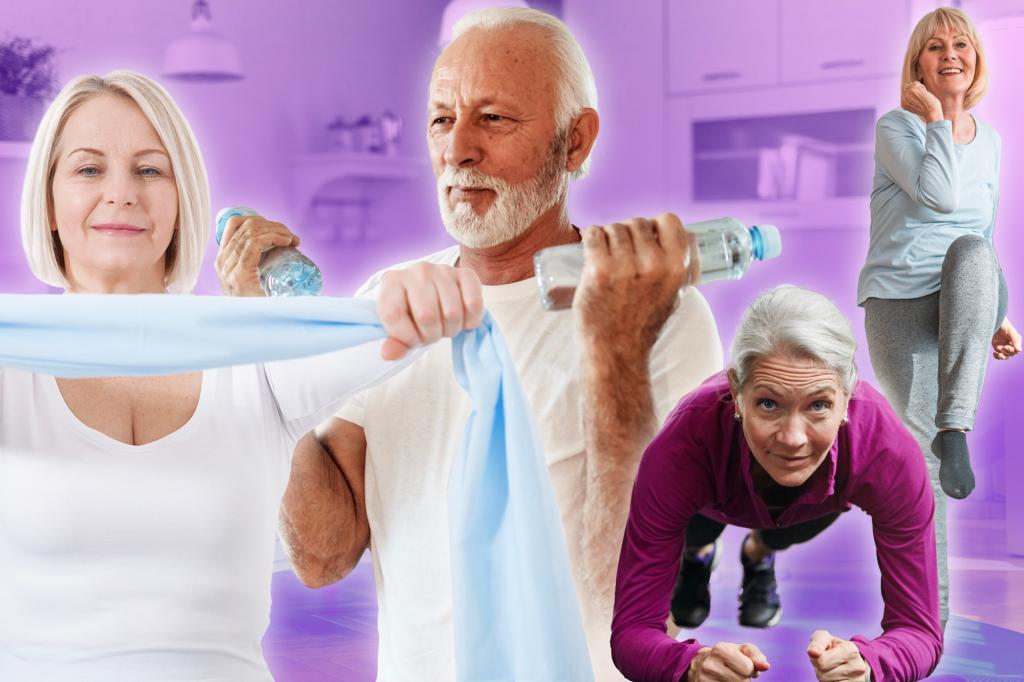 5 simple exercises to do at home to prove how well you are aging